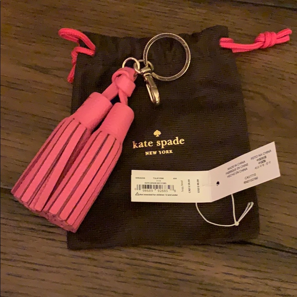 Kate Spade Tassel Keychain/Bag Charm